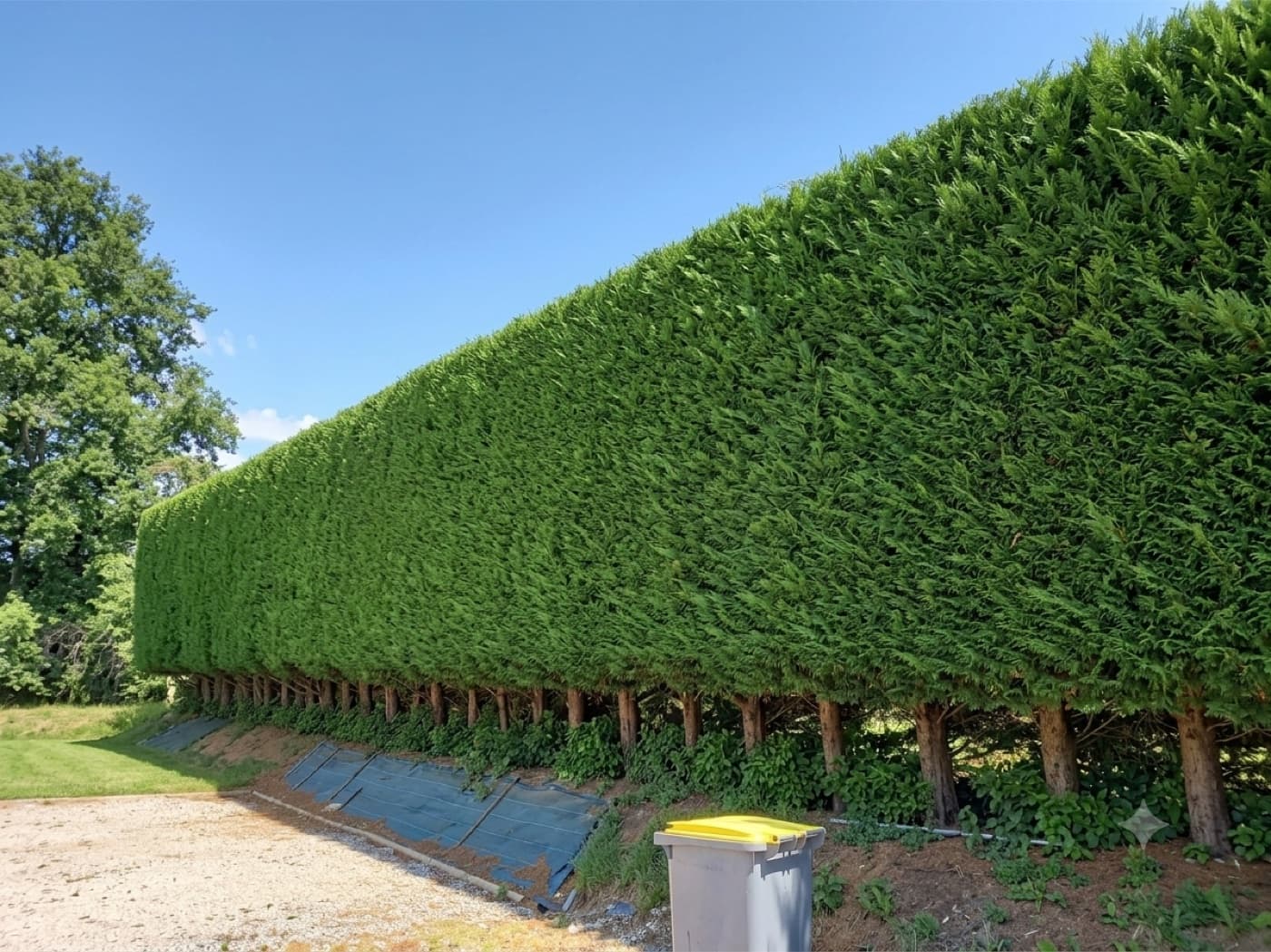 Terrasse végétalisée à Bassins — après